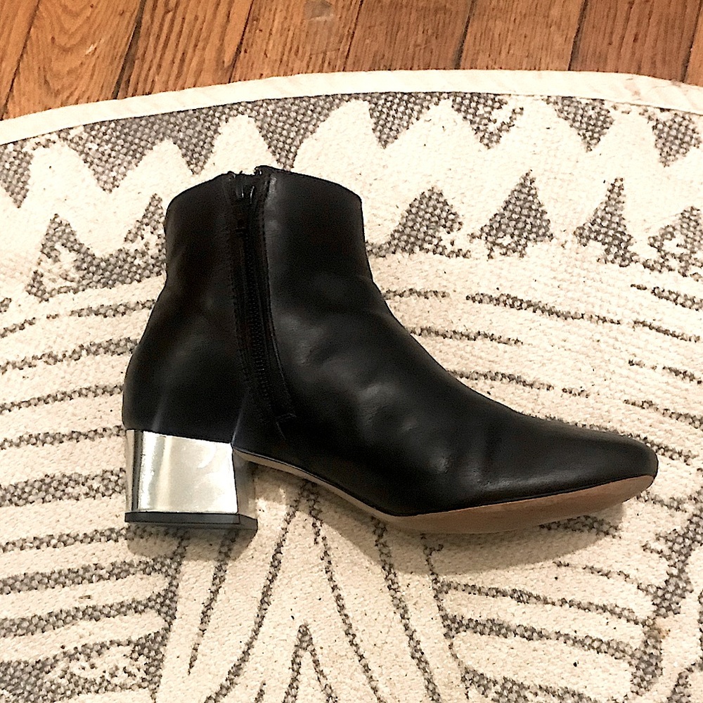 Michael Kors Silver Heel Bootie - Picture 2 of 9